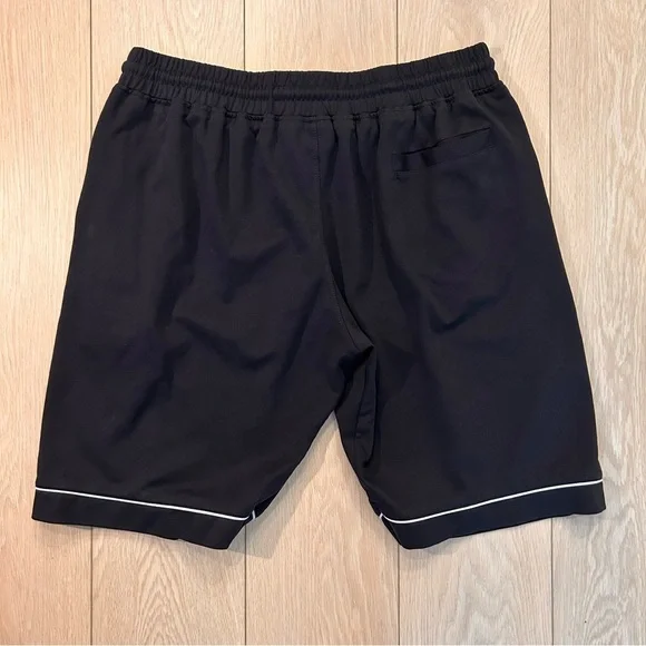 Jordan Men’s Fleece Basketball Shorts Size 4XL Black White - Picture 3 of 4